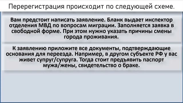 Как не аннулировать РВП при переезде в другой город. Что делать после одобрения перерегистрации ?