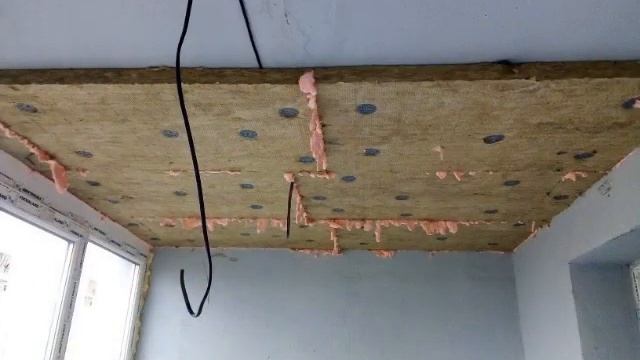 Утепление потолка балкона минеральной ватой. смотреть онлайн