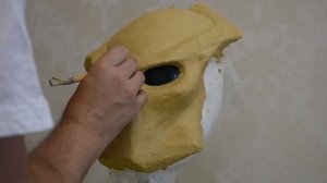 Лепка под маску Хищника (создание маски часть 1)