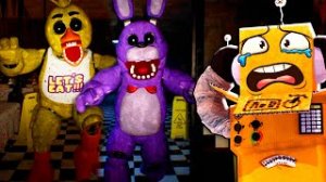 ЭТОТ НОВЫЙ ФНАФ 1 ЗАСТАВил КРИЧАТЬ МЕНЯ ОТ СТРАХА! Fazbear Nights- РЕАКЦИЯ НА Robzi. Часть 1.
