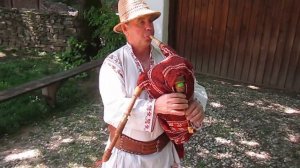 Cimpoi at the National Village Museum, Bucharest, Romania