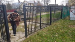 МЕТАЛЛИЧЕСКИЙ ЗАБОР: купили столбы и сетку рабицу