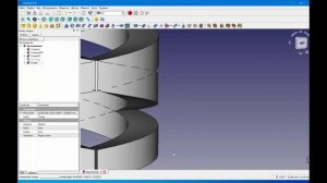 FreeCad Двунаправленный шнек