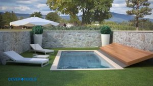 Бассейн навес терраса Koвер-Пулс