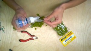 Как сделать кусты для макета  Быстрый способ mp4/ масштабное моделирование