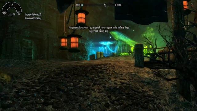 Skyrim SE сборка The Last Dark. Тенар, сражается в руинах Аванчензел смотреть онлайн