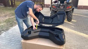 Кофр Tesseract для квадроциклов Odes, мини обзор, габариты.