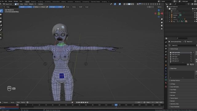 Popup Vertex Group | Blender Addon.