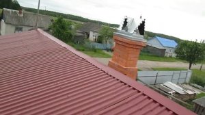 колпак на трубу 2 и 3 серии. и ещё раз печь.