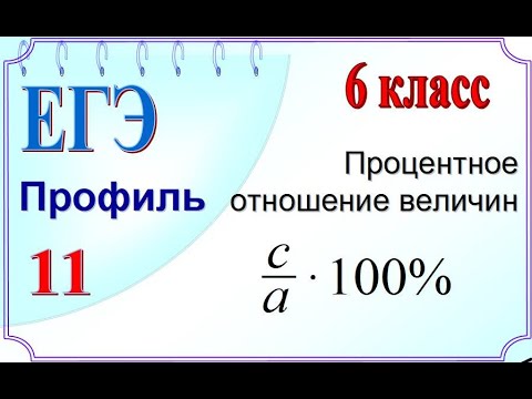 6 класс. Процентное отношение