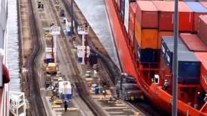 Крупные аварии контейнеровозов.Видео.