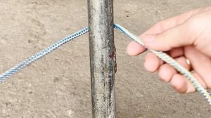 Узел к столбу, 3 способа. Эффективные веревочные узлы, их виды и способы вязки