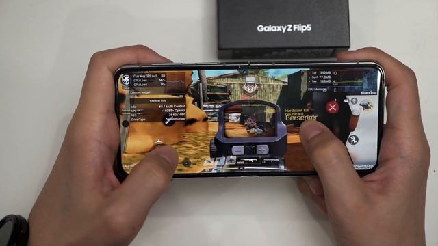 Gaming Test - Samsung Galaxy Z Flip 5 With Snapdragon 8 Gen 2 For Galaxy
