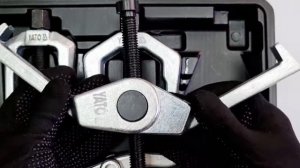 Набор съемников шаровых опор и рулевых YATO, 6 предм, пластиковый кейс, сталь, YT-06157