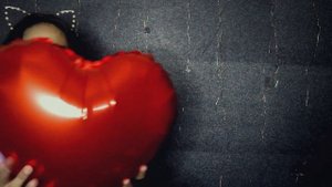 ?ASMR: BRUNETTE GIRL ROLEPLAY *Blow & Pop BALLOON* (Red Theme Balloons)