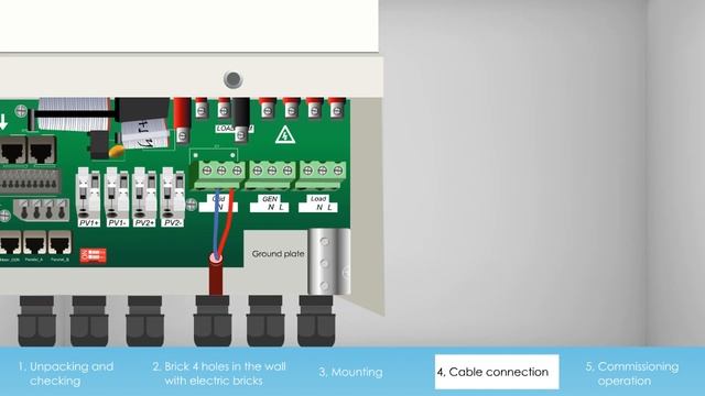 Deye 8kW Hybrid Inverter Installation Video смотреть онлайн