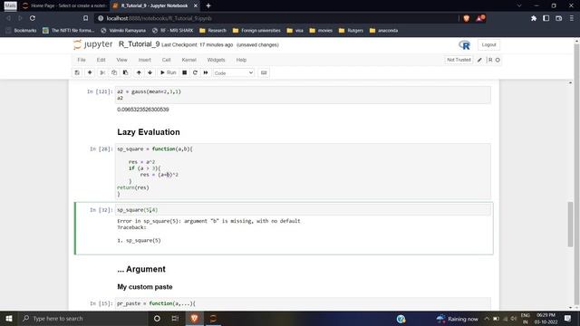 User Defined Functions in R | Jupyter | Return | Global Variables смотреть онлайн