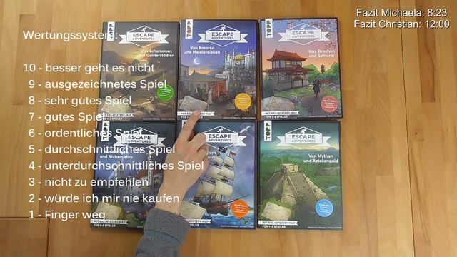 Escape Adventures vom frechverlag - Review und Gewinnspiel - Die Brettspieltester смотреть онлайн