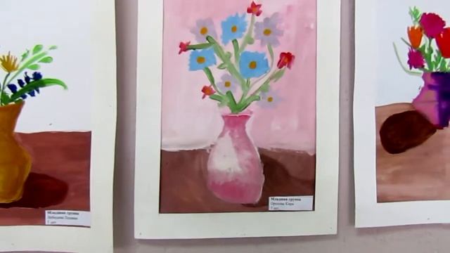 Выставка рисунков ко Дню пожилого человека/ЦКР БЕЛАЯ КАЛИТВА