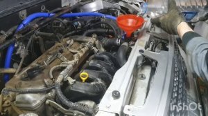 сделали профилактику Toyota Succeed промыли систему охлаждения лимонкой и лавром.