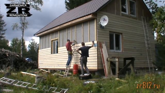 ZR812 (обшиваем фасад дома имитацией бруса) смотреть онлайн