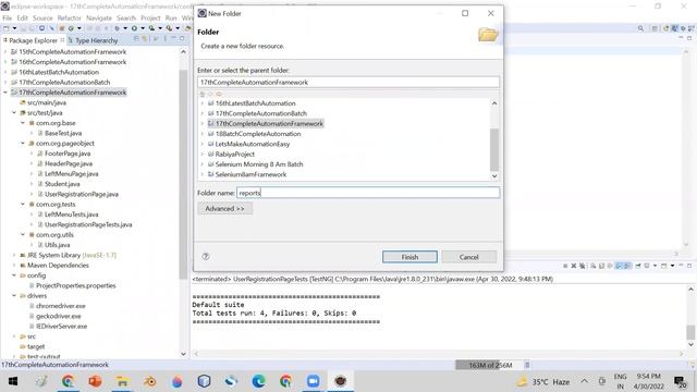 Selenium Framework Creation Part - 2