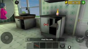 играю в злую  училку-Scary Teacher 3D , миссия с ванной