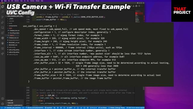 USB Camera To ESP32-S2 (UVC Camera)