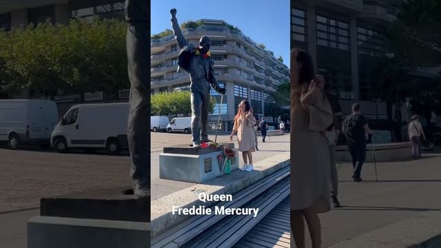 Freddie Mercury Statue in Montreux Switzerland