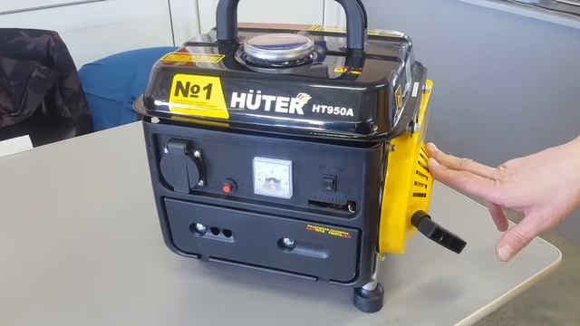 Бензиновый электрогенератор HUTER HT950A. Обзор смотреть онлайн