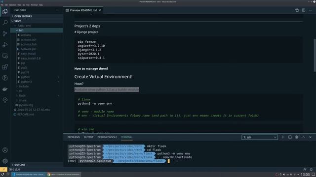 Виртуальные окружения  в Python. Python Virtual Environments
