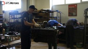 Сборка Cummins 6ISBe. Установка помпы и маслозаборника.