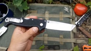 Нож Cold Steel SR1 Lite Tanto обзор, сравнение с Voyager.
