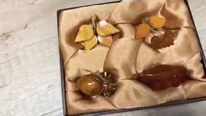 Старинные Янтарные броши СССР  и Кёнигсбергской Янтарной мануфактуры 30-х гг.
