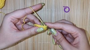 Подвесная корзинка КАПЕЛЬКА из шнура / Подвесное КАШПО