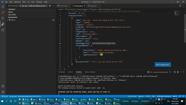 Vs code, tìm hiểu chức năng debug, thiết lập debug 1 chương trình gồm nhiều file code C/C++ kết hợ смотреть онлайн