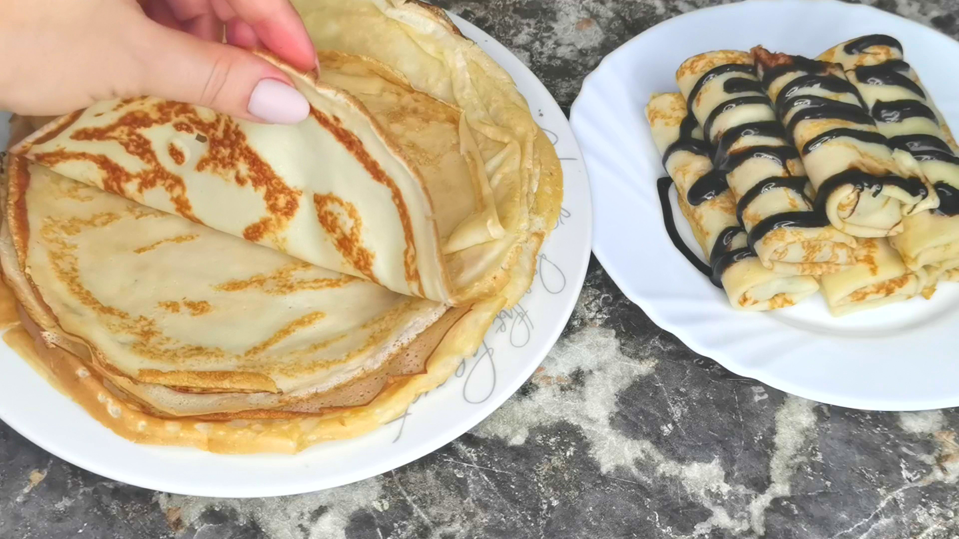 Блинчики с тремя начинками