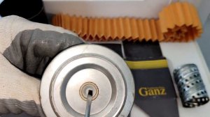 Распил масляного фильтра GANZ GIR01125