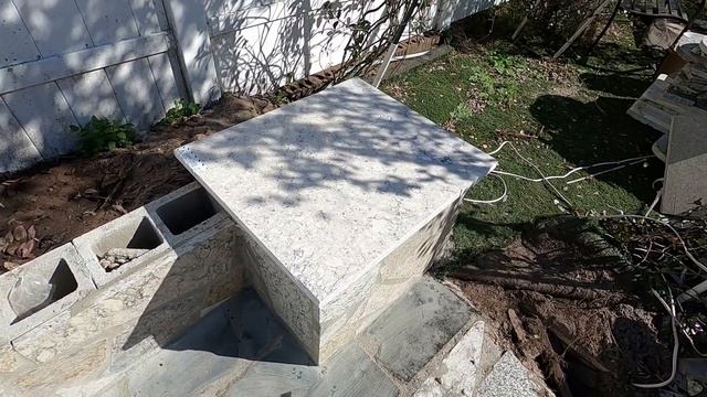DIY. Гранитные плиты на тумбы. Gazebo. смотреть онлайн