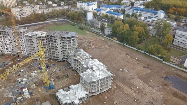 Облет ЖК «Левада». Элитное жилье в Дроздах. смотреть онлайн