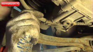 Сцепление Daewoo Matiz: регулировка троса сцепления.