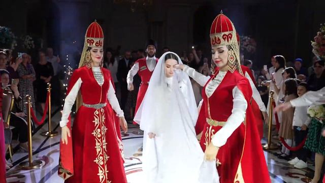 Карачаевская свадьба, ансамбль АЛАН, снятие платков⚜️