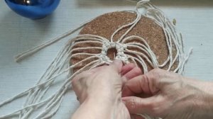 Новогодние шары. Макраме. Схема 2. Шаг 1