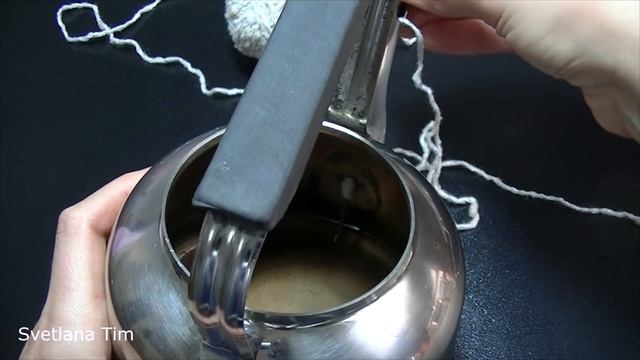 Лайфхак как выпрямить пряжу и нитки после распускания изделия смотреть онлайн