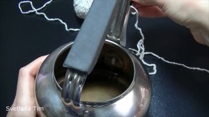 Лайфхак как выпрямить пряжу и нитки после распускания изделия