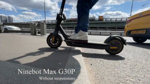Ninebot Max G30P with Monorim suspensions