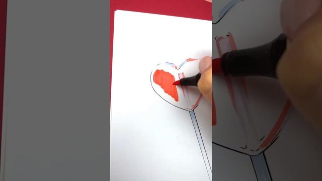 Lollipop heart step by step lesson with SKETCHMARKER/SKETCHBAR markers