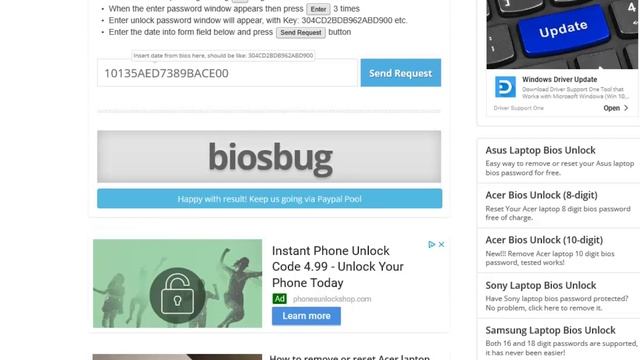 How to reset or remove samsung laptop bios password for free (18 digits) смотреть онлайн