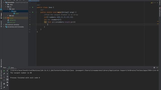 How to find the Largest Element in Array #coding #programming #array #exercise #java #code смотреть онлайн