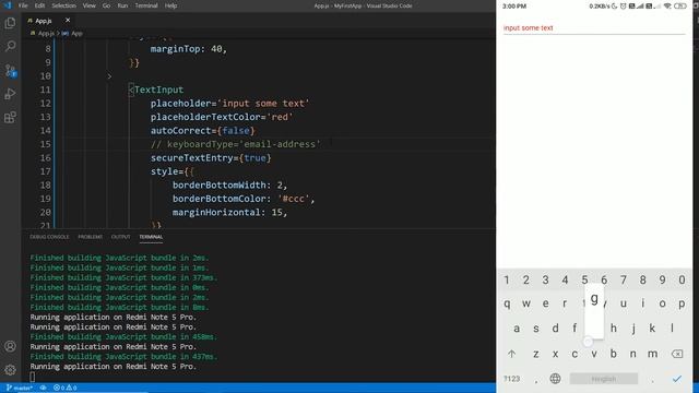 TextInput - Complete React Native Course #11 смотреть онлайн